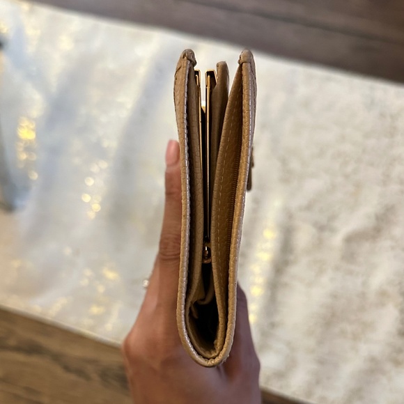 Chanel Tan Wallet w/Coin Purse - Picture 11 of 17